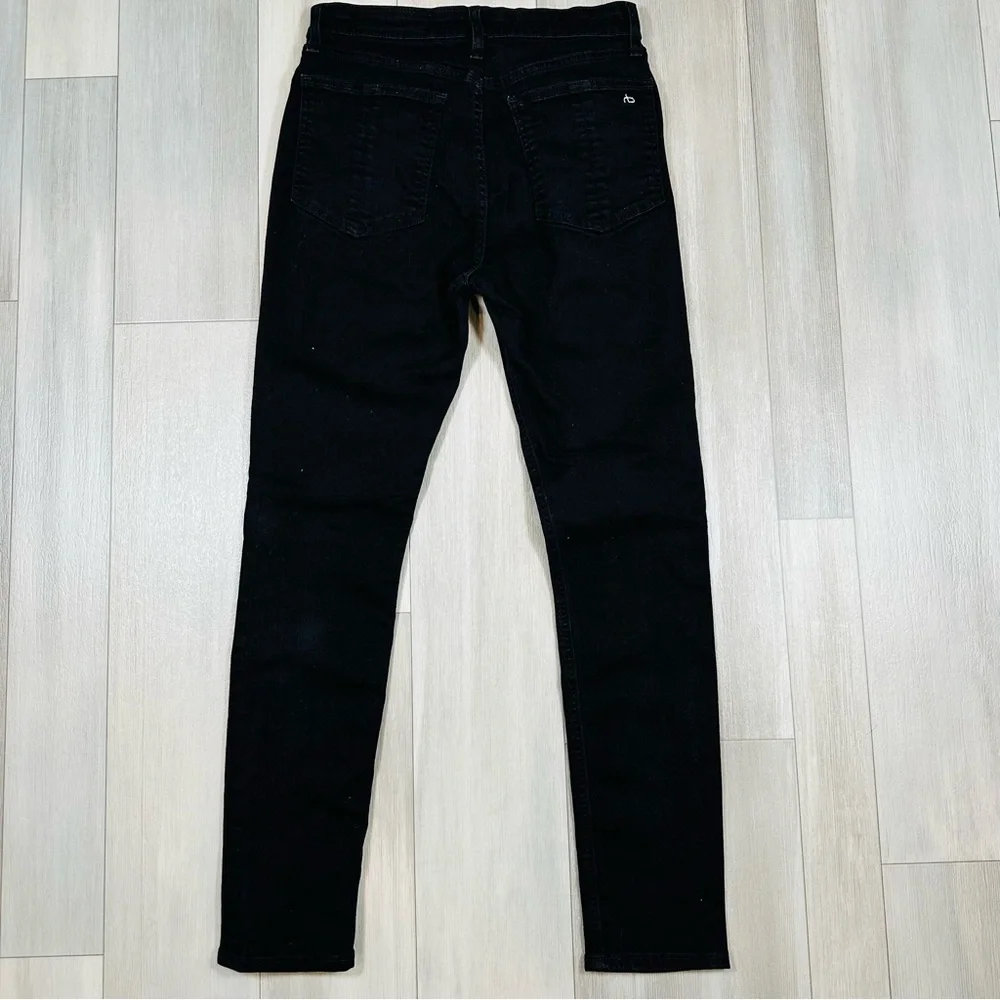 rag & bone Women’s Nina High Rise Jeans in Black Size 28 - Picture 7 of 11